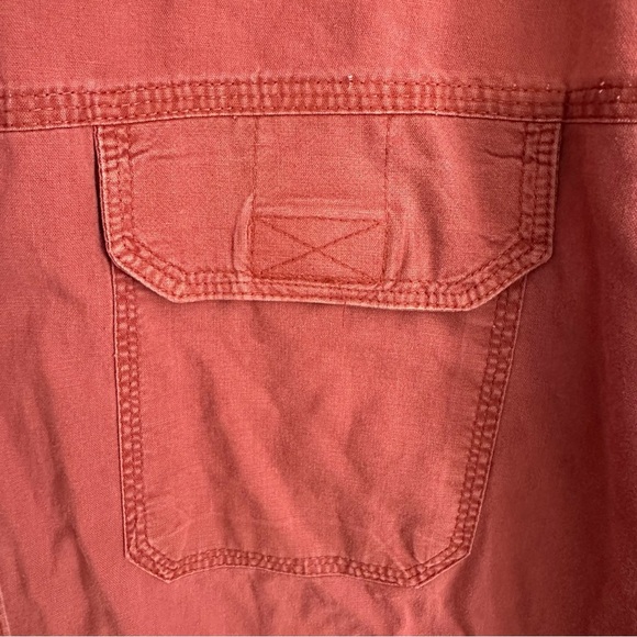 RedHead Men's Casual Button Down Shirt - Red - Picture 5 of 9